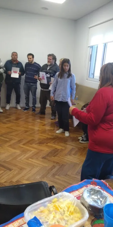Entregas de diploma cierre de taller
